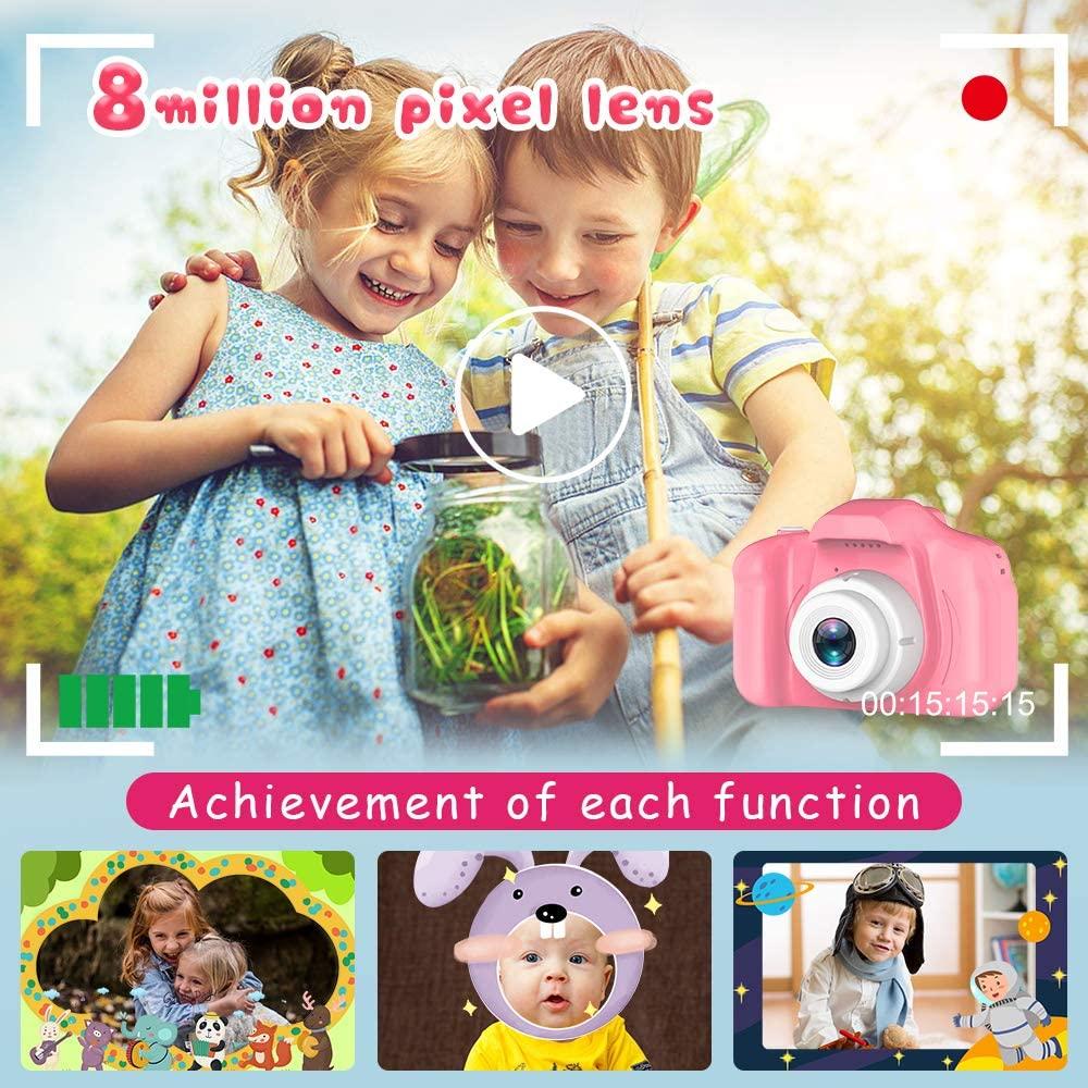 Camera trẻ em, Đồ chơi di động video kỹ thuật số cho cậu bé 32 tuổi với thẻ SD 32 GB