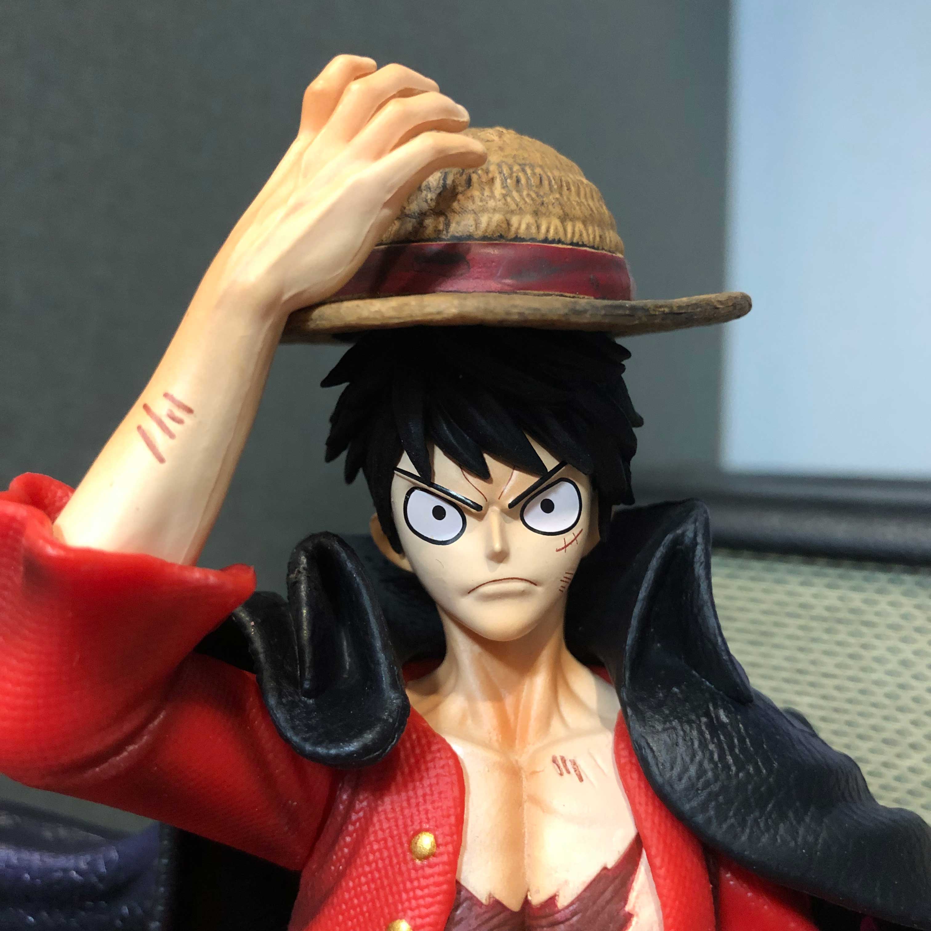 Mô hình Luffy tứ hoàng siêu ngầu bản Cao Cấp 2 đầu 23 cm - One Piece