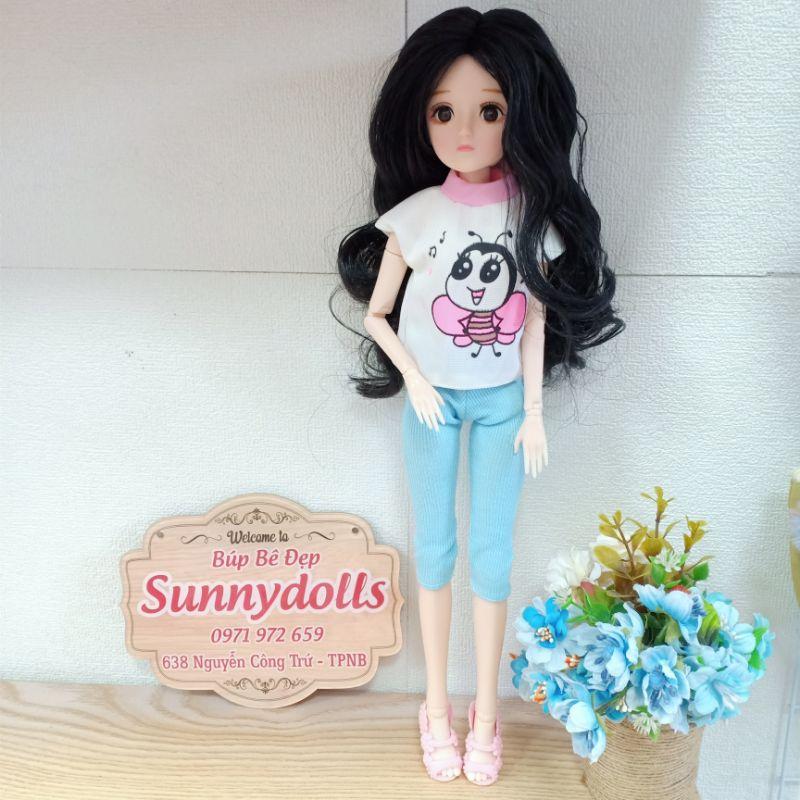 Búp Bê BJD 1/5 - 36cm Cơ Thể 21 Khớp Tóc Dài và Dày