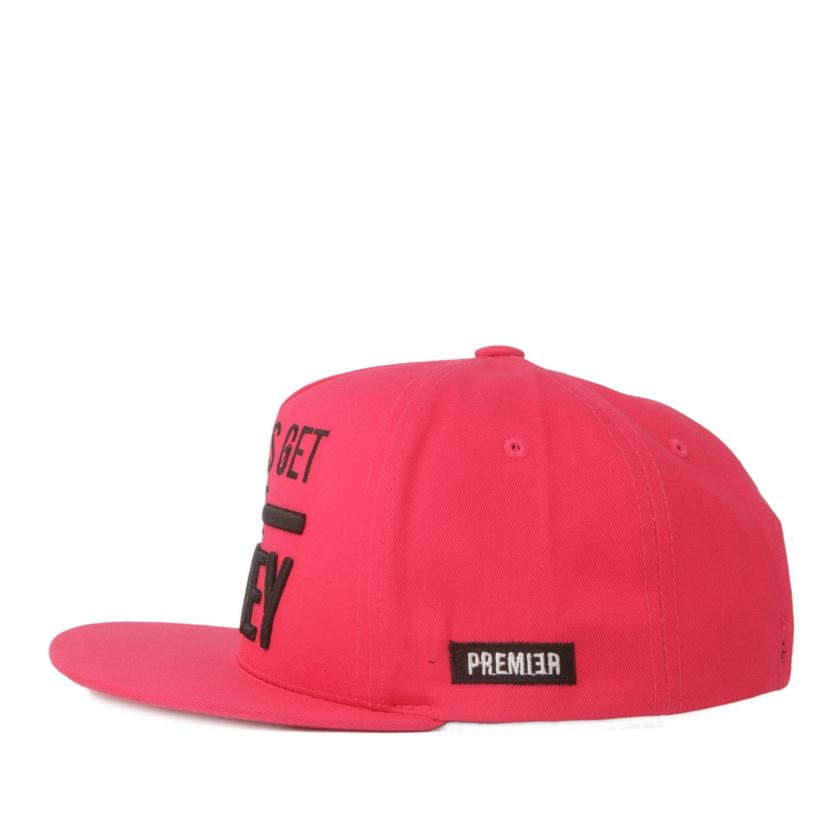 PREMI3R Nón Snapback  Nón hiphop MONEY pink Mũ lưỡi trai phong cách hàn quốc nón thương hiệu chính hãng