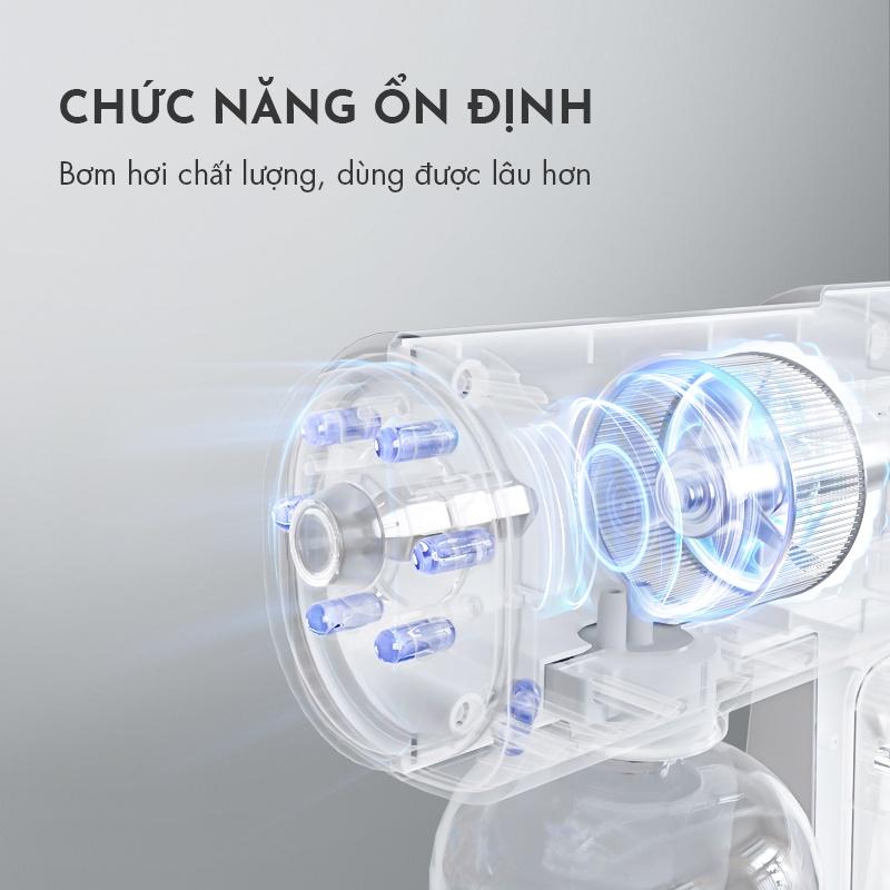 Máy phun sương khử khuẩn cầm tay GAABOR GXD-M01 2 mức điều chỉnh, sạc USB Type C tiện lợi - Hàng chính hãng