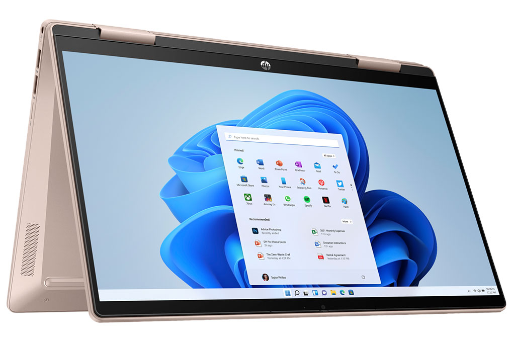 Laptop HP Pavilion X360 14 ek0055TU i7 1255U/16GB/512GB/14"F/Touch/Pen/Win11//Vàng - Hàng Chính hãng