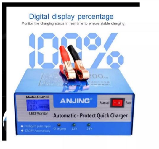 Bộ sạc acquy tự động 12v đến 24v nạp cho acquy từ 4ah đến 200ah