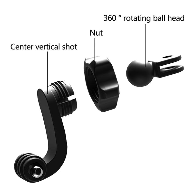 Bộ điều hợp khung dọc hành động của Universal Action cho máy ảnh GO-Pro Camera Gắn máy ảnh