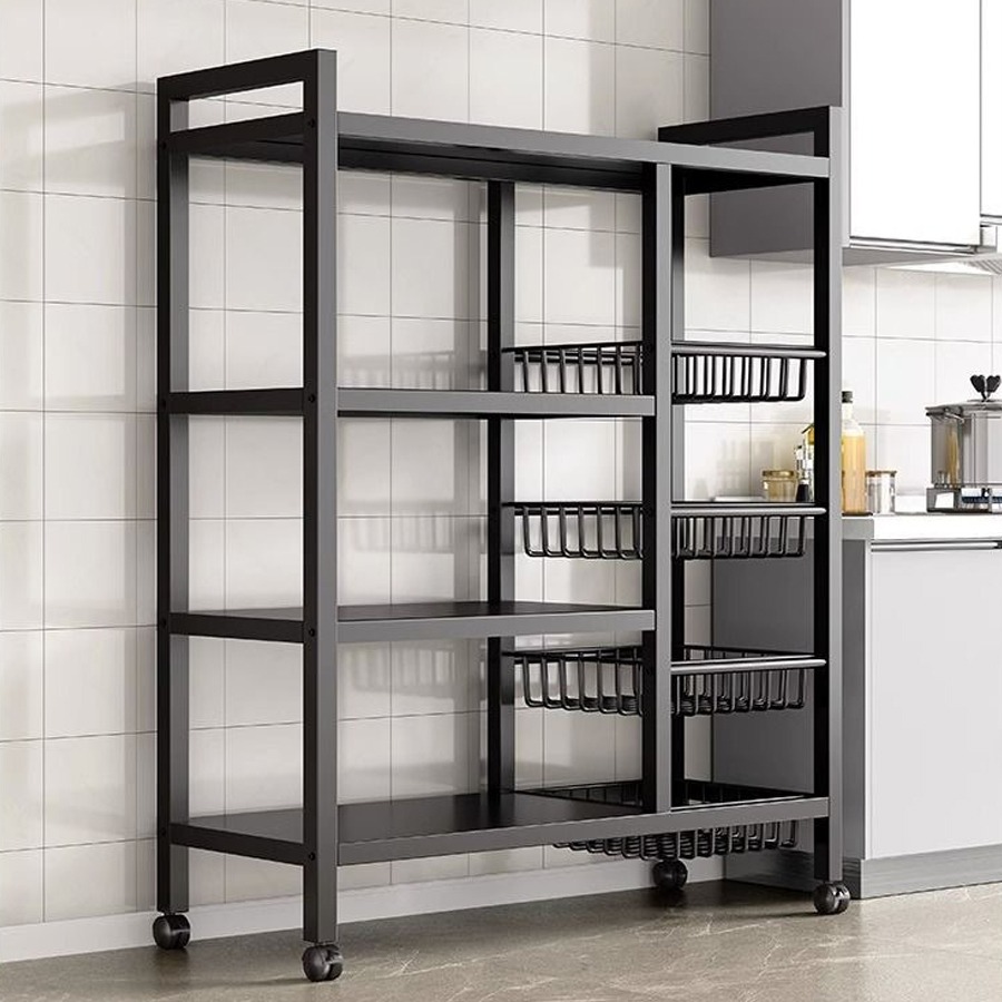 Kệ Đa Năng Để Lò Vi Sóng VANDO Thép DUPLEX Cao Cấp Chịu Lực 250Kg Có Ngăn Lưới