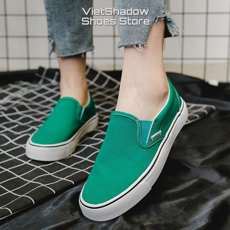 Slipon nữ - Giày lười vải nữ kiểu classic - Chất liệu vải bố thoáng khí, đế cao su mềm êm chống trơn - Mã SP 792