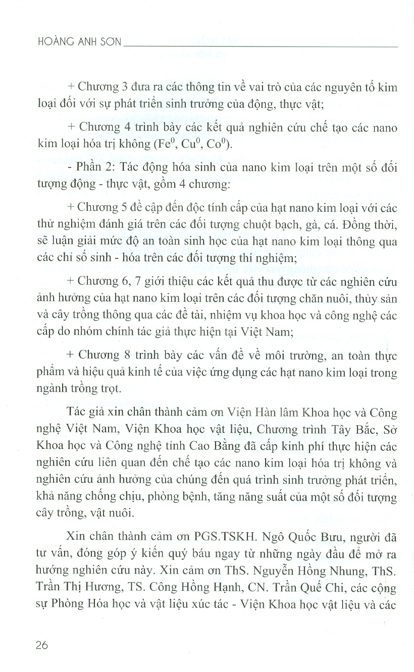 Hạt Nano Kim Loại: Tác Động Hóa-Sinh Và Một Số Ứng Dụng Trong Nông Nghiệp