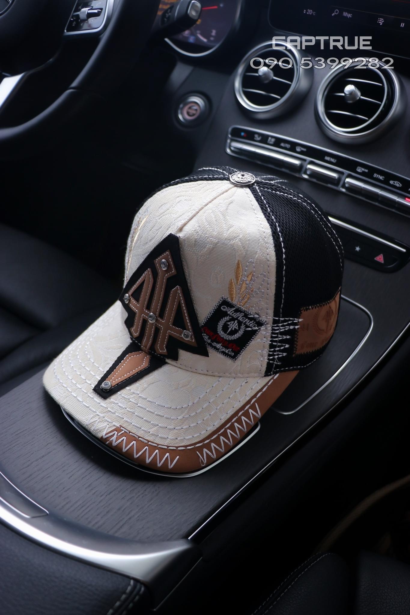 Nón nam, mũ lưỡi trai ÔNG ĐỊA 441 phối vải Kaki đẹp form chuẩn (Ảnh thật)