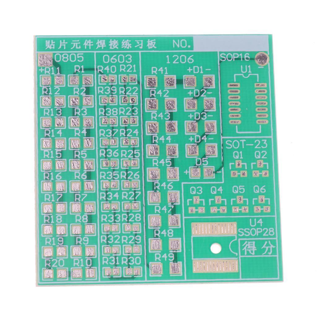 3-7pack SMD Component Welding Practice Board Soldering Practice DIY Kit