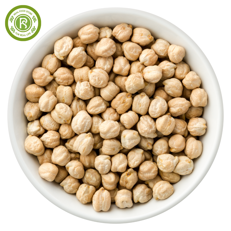 Đậu Gà Trắng Real Food (Chickpeas) - 500g/100g
