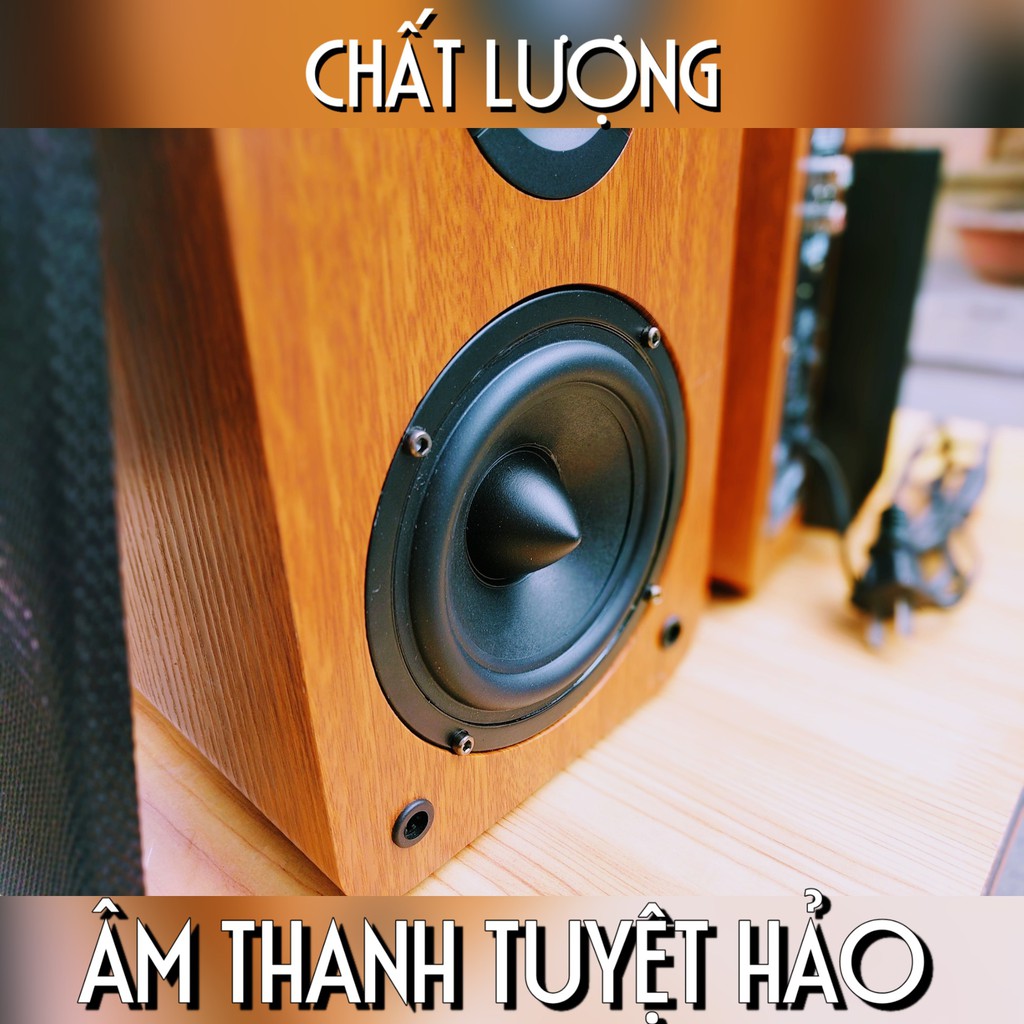 Bộ loa vi tính kiểm âm cao cấp Lohao AV 8219 - Âm thanh 2.1 - Kết nối bluetooth, USB, SD, AV - Vỏ gỗ sang trọng - 2 Bass 2 Treble - Chỉnh âm thanh ngay trên loa - Công suất lên đến 100W - Hàng chính hãng