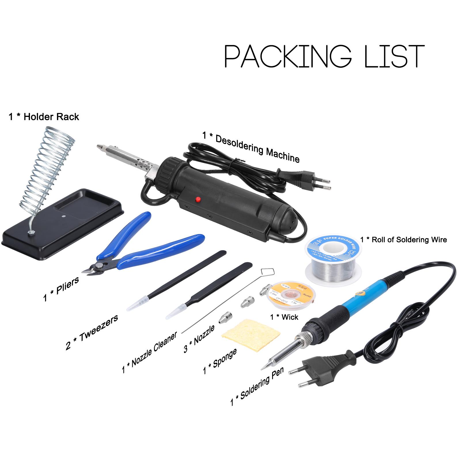 Automatic Portable Electric Solder Tin Sucker Vacuum Soldering Remove Pump Desoldering Machine