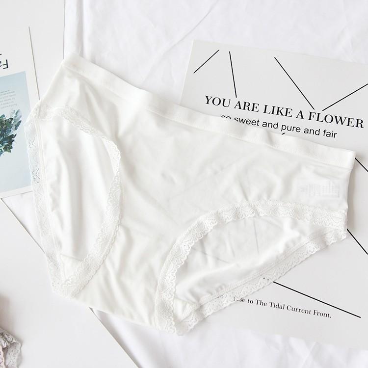 Quần lót nữ thun lạnh viền ren