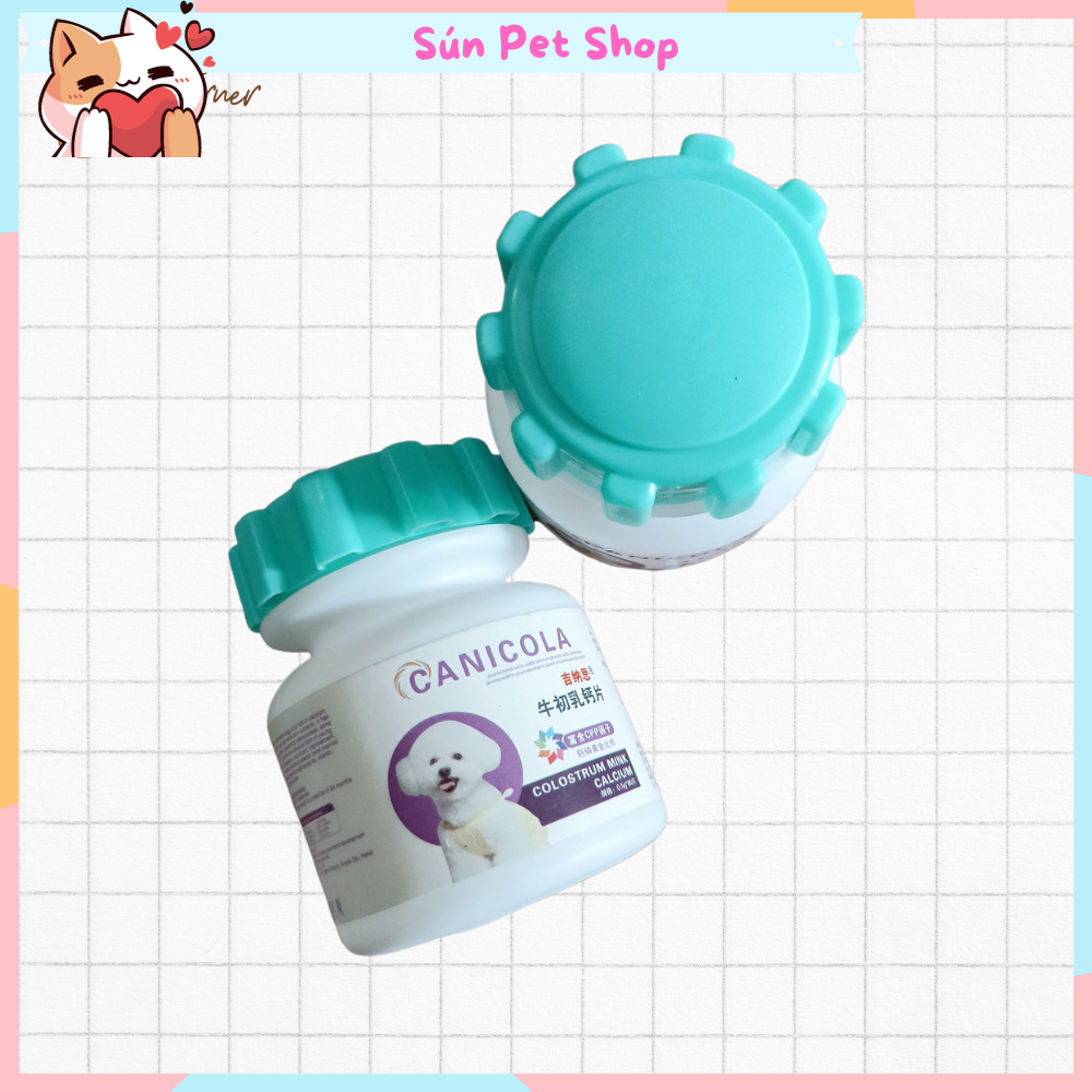 Viên canxi cho chó mèo bổ sung dinh dưỡng vitamin giúp chắc khỏe xương mượt lông