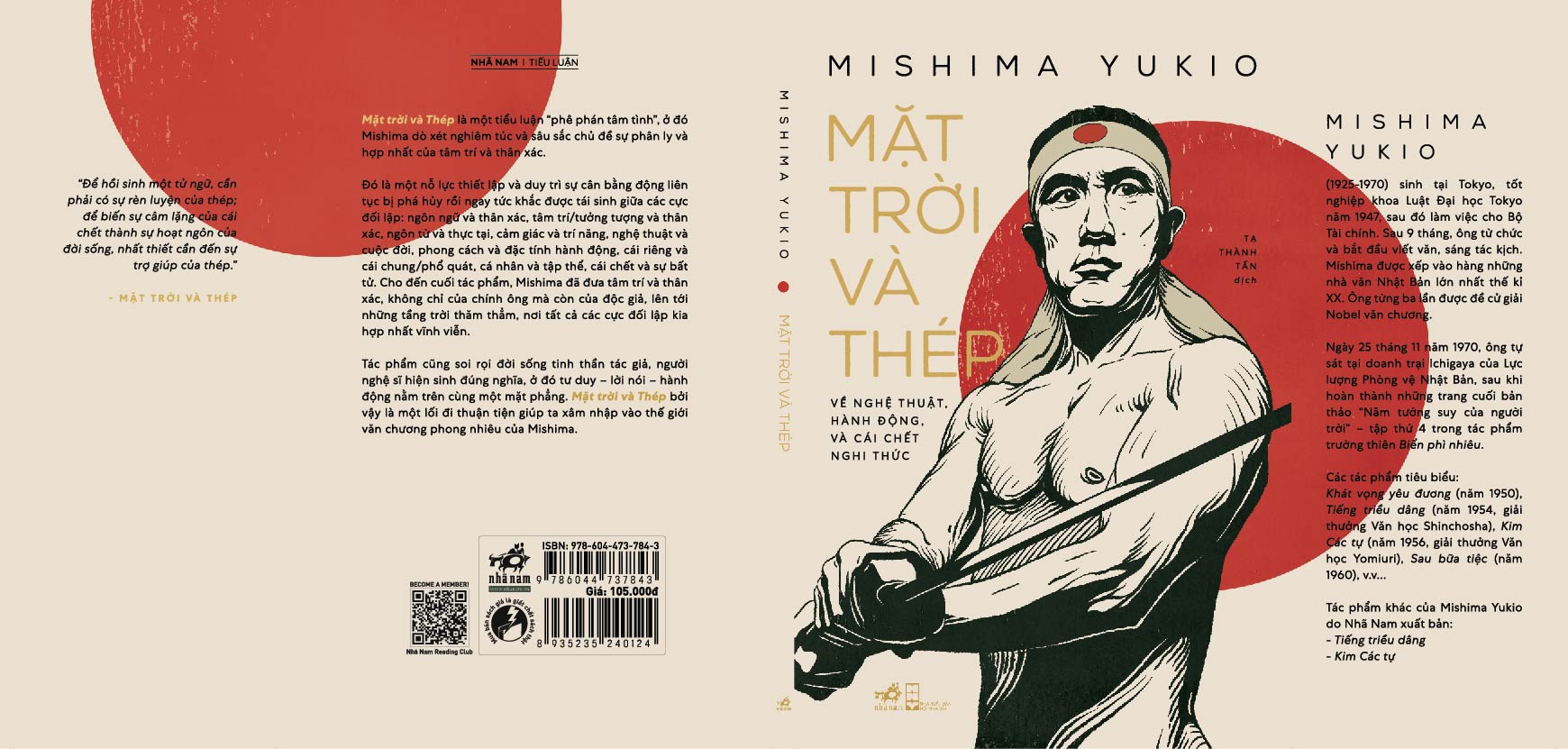 Sách - Mặt trời và thép - Mishima Yukio - Nhã Nam Official