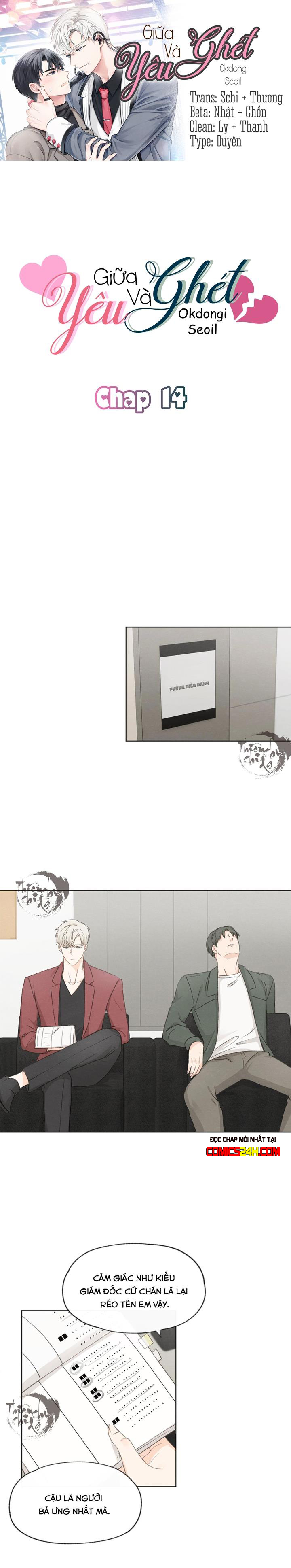 giữa yêu và ghét chapter 14 1