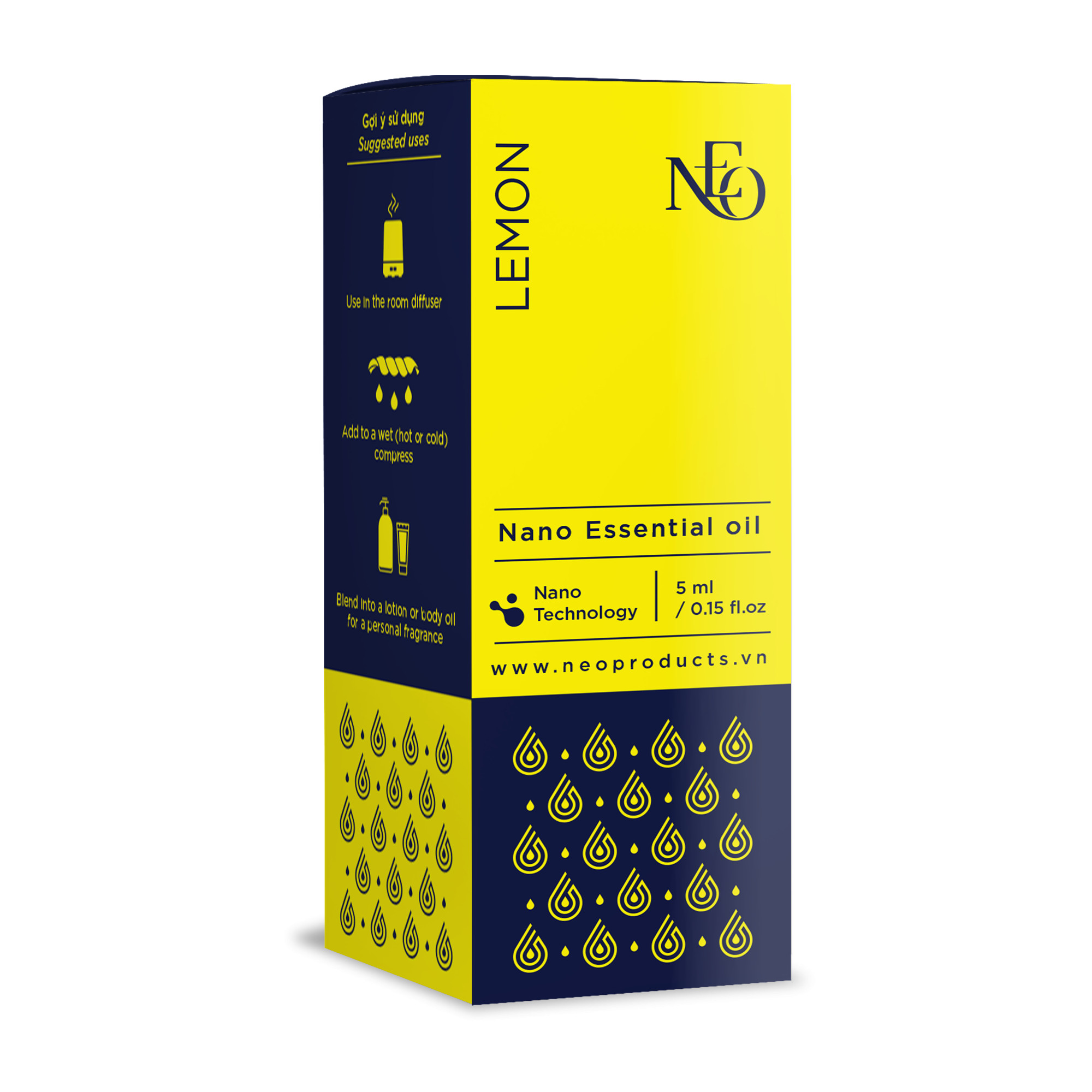 Tinh Dầu Thiên Nhiên Nano Chanh Vàng 5ml
