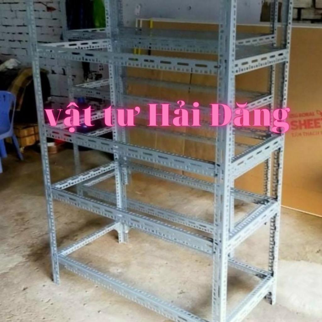 khung kệ trồng rau săt v lỗ ( kệ 2 khay nhựa 67cm x 42cm / 1 tầng),kệ trồng rau thông minh