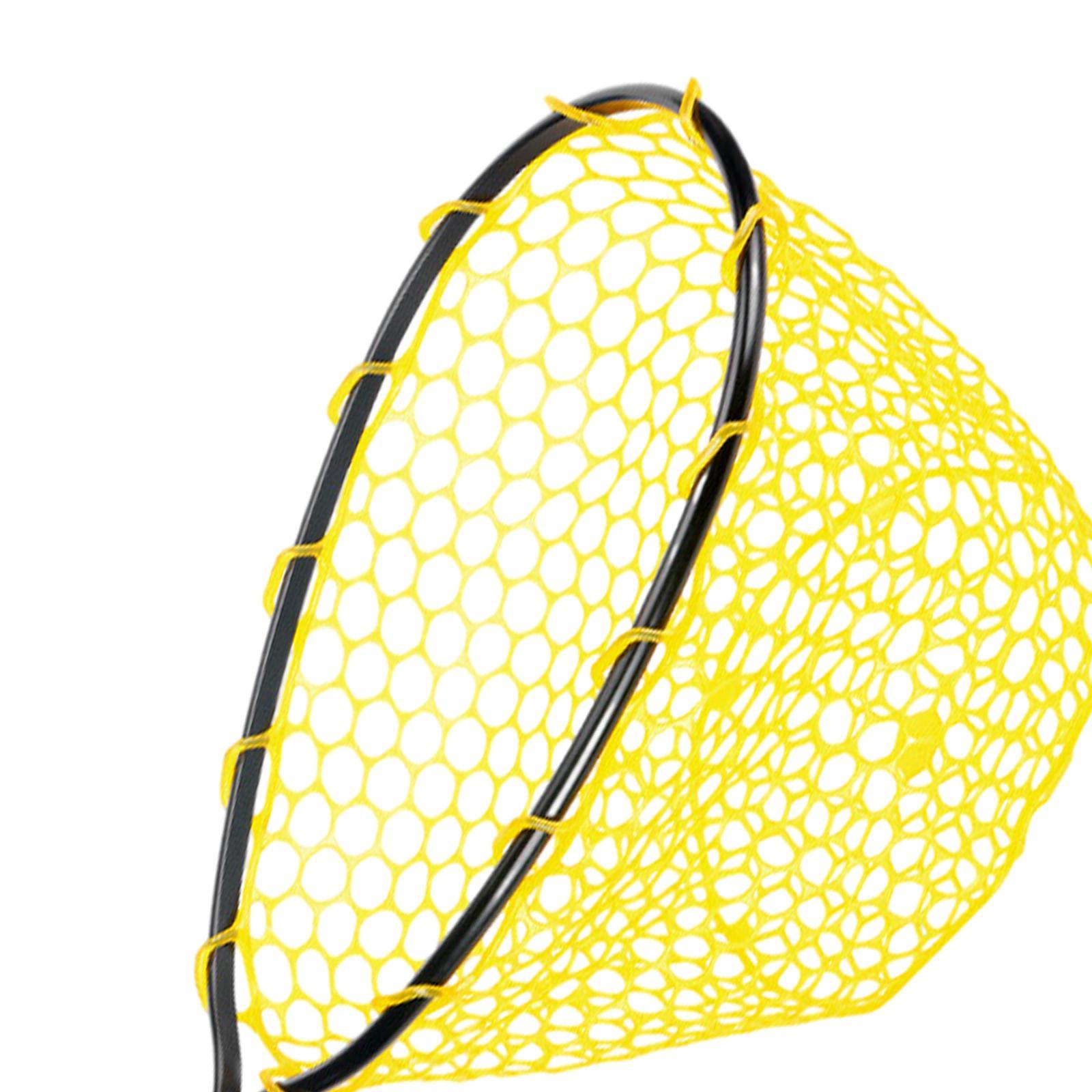 Fishing Landing Net Fishing Mesh Net Comfortable Lightweight Portable Accessories Fish Catching Net for Salmon Bass Boat Outdoor