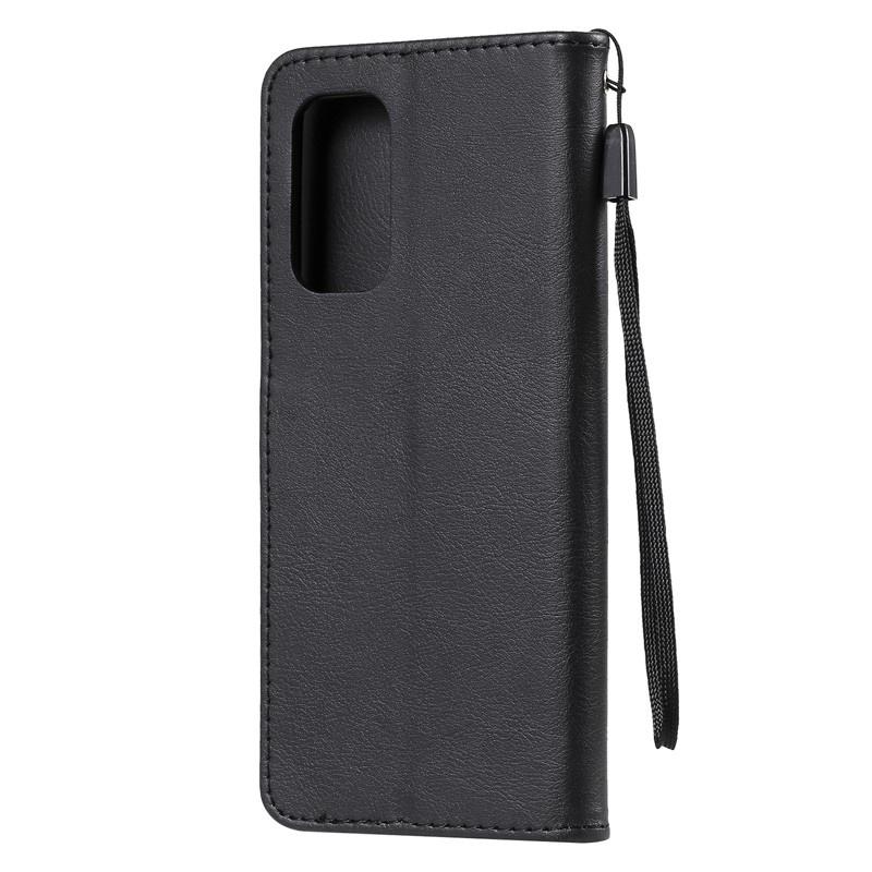 Ốp điện thoại da nắp gập kiểu ví màu trơn đơn giản kiểu doanh nhân sang trọng cho OPPO FIND X2 LITE X2 NEO X2 PRO X3 PRO X3 NEO X3 LITE