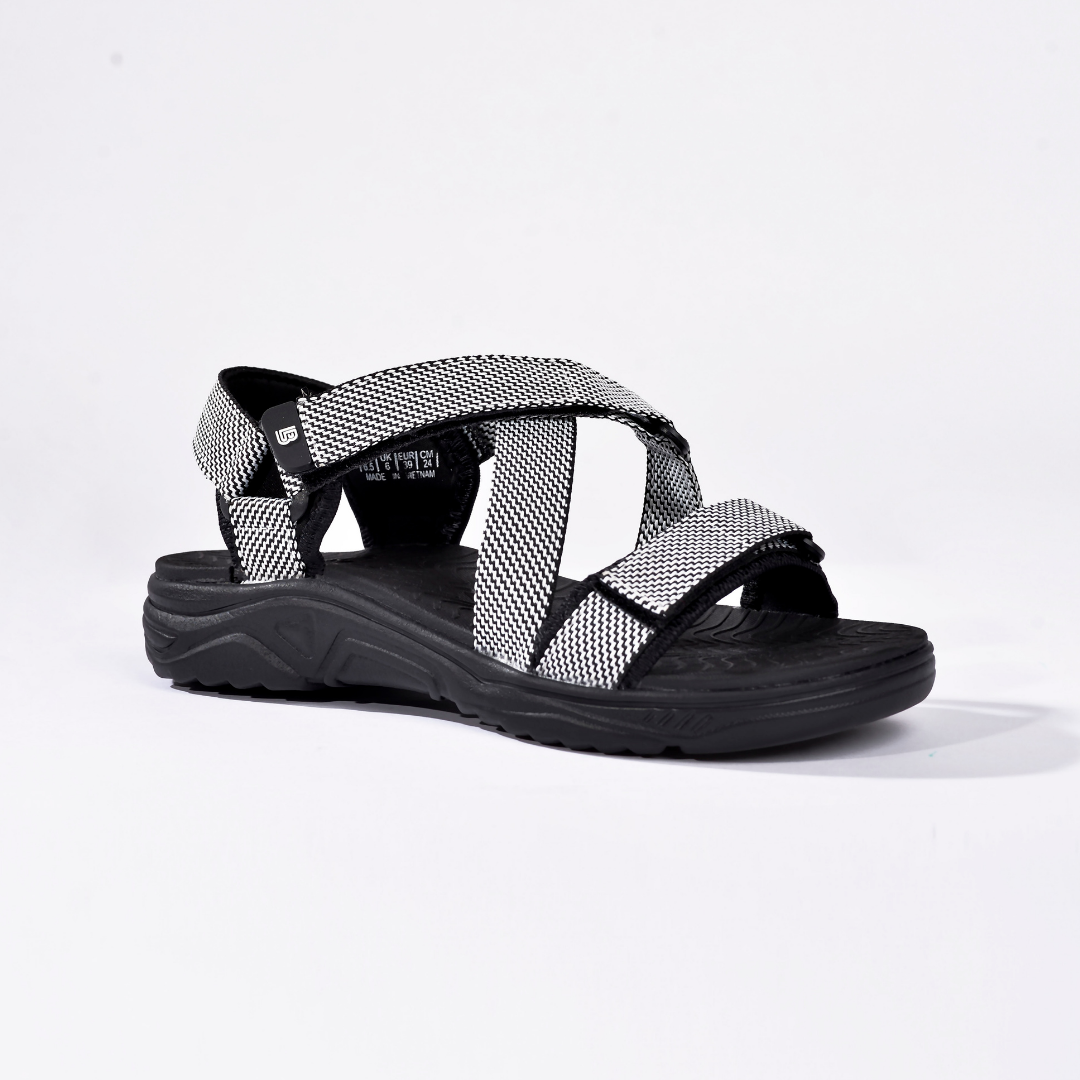 Giày Sandal Nam The Bily Quai Chéo Đôi - Màu Trắng BL02T