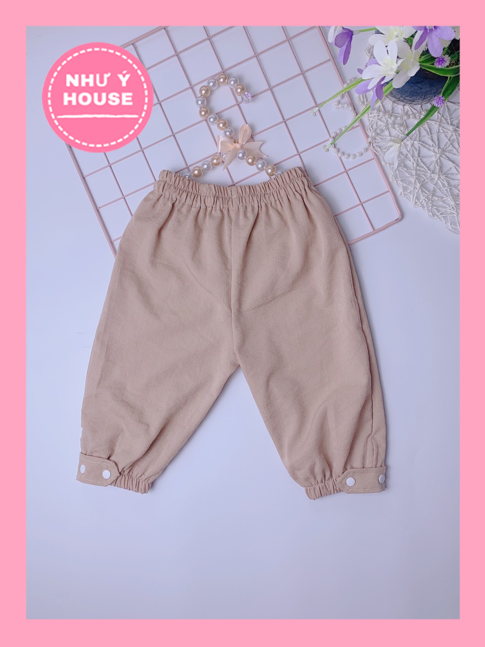Quần dài bé gái Như Ý House - quần đũi cho bé từ 8 -22 kg