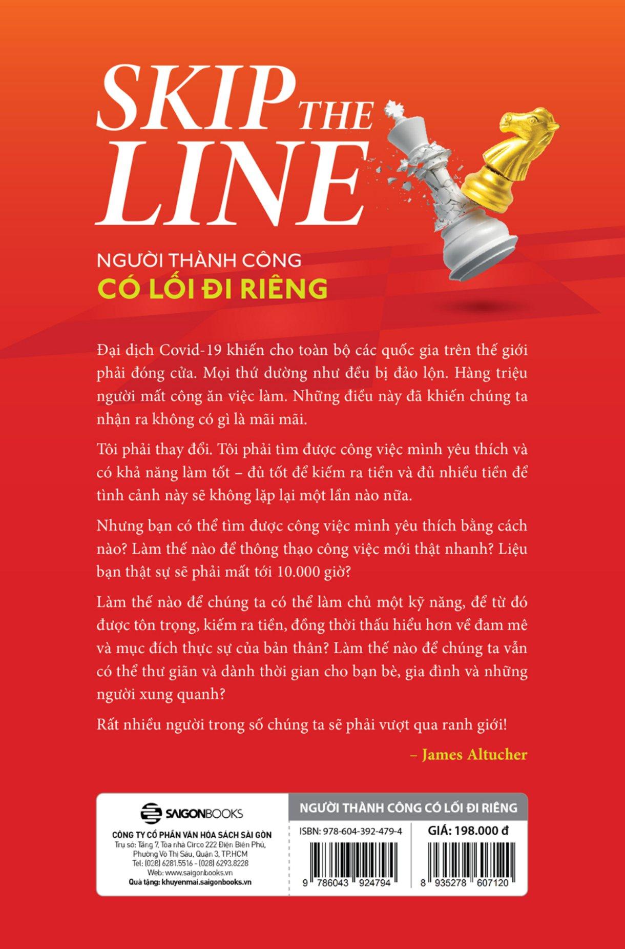 Skip The Line - Người Thành Công Có Lối Đi Riêng