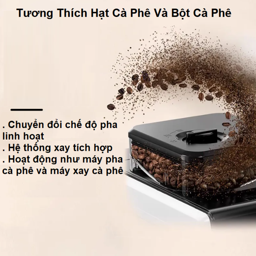 Máy pha cà phê Drip xay và pha tự động, thương hiệu Hà Lan cao cấp Philips - HD7901/10. HÀNG CHÍNH HÃNG