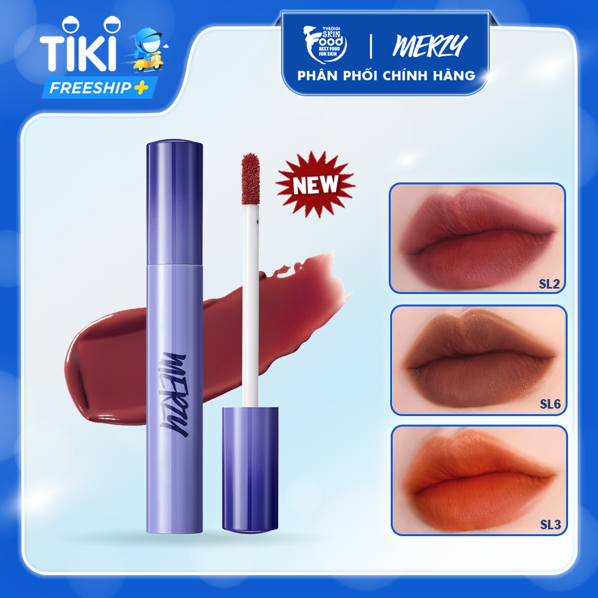 Son Kem Siêu Lì, Siêu Mịn Môi Hàn Quốc Merzy Soft Touch Lip Tint