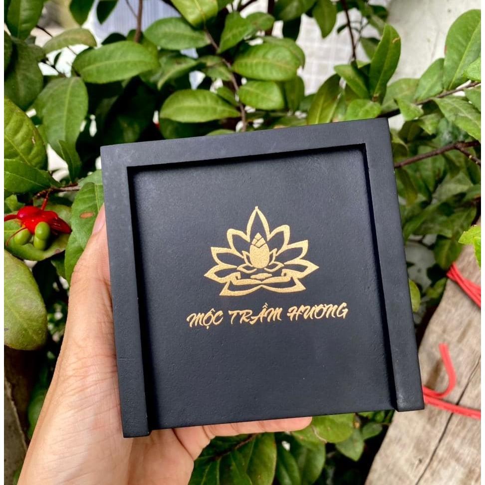 Hộp Gỗ Đen Cao Cấp Mộc Trầm Hương Đựng Vòng, Đồ Phong Thủy Sang Trọng - Quà Tặng