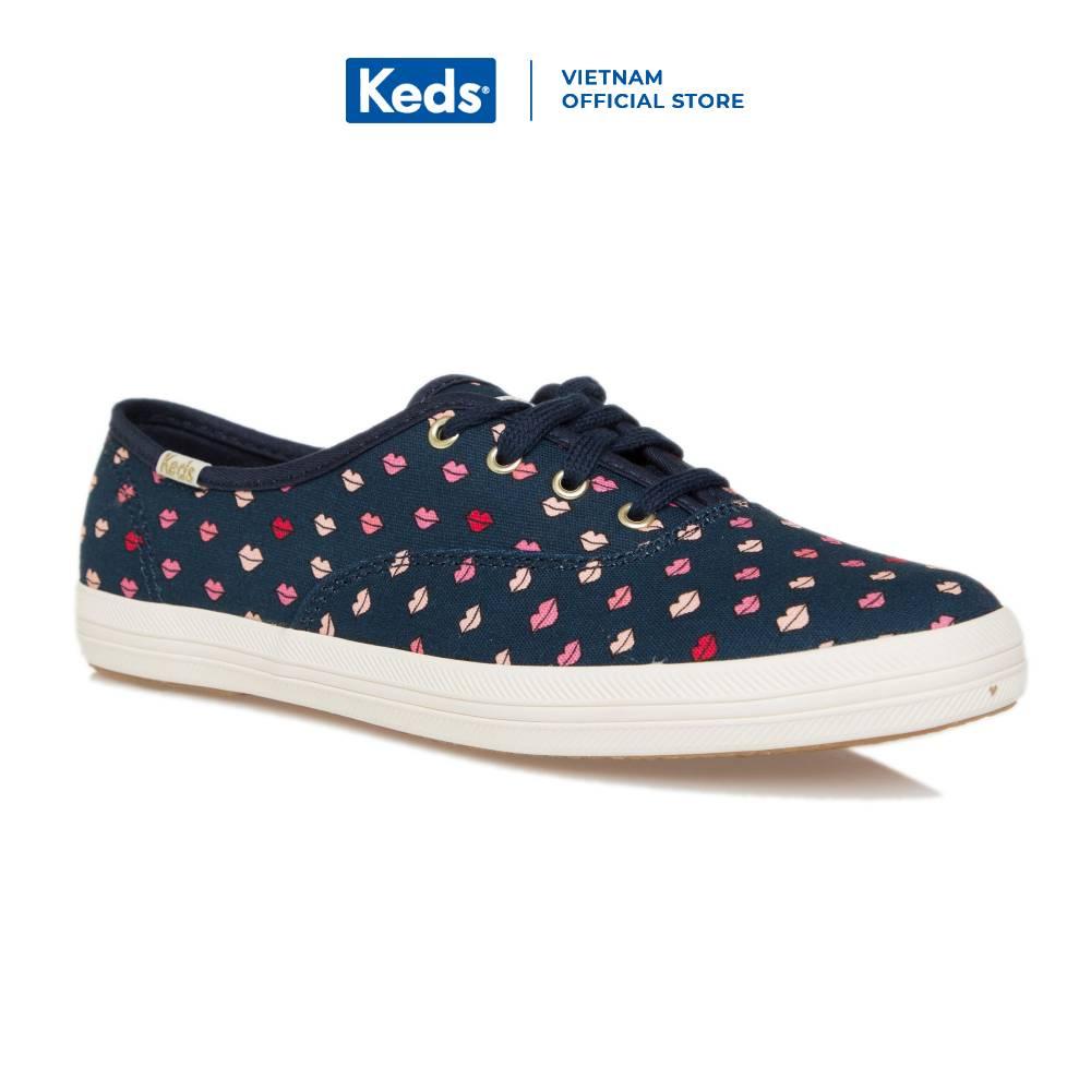 Giày Keds Nữ- Champion Lips Navy- KD060482