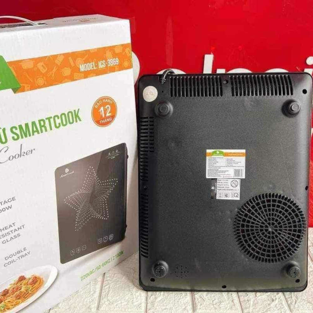 Bếp điện từ Smartcook ICS-3869 công suất 2100W Hàng Chính Hãng