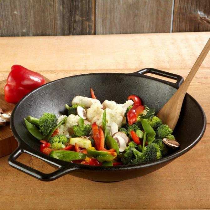 Chảo gang Wok Lodge P14W3 - 35.56cm