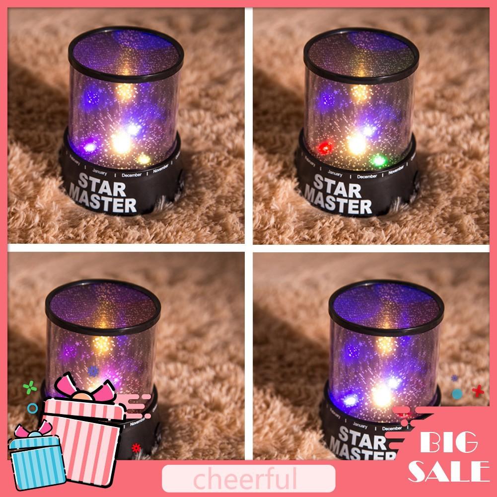Đèn Chiếu Sao, Chiếu Bầu Trời Vũ Trụ Star Master Lãng Mạn trang trí phòng xoay 360 độ