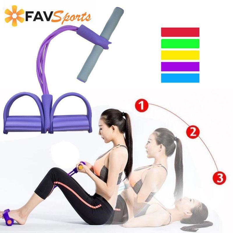 Dây kéo đàn hồi tập Gym tại nhà giúp kéo lưng, tập cơ bụng, cơ ngực, cơ tay, cơ chân loại đẹp