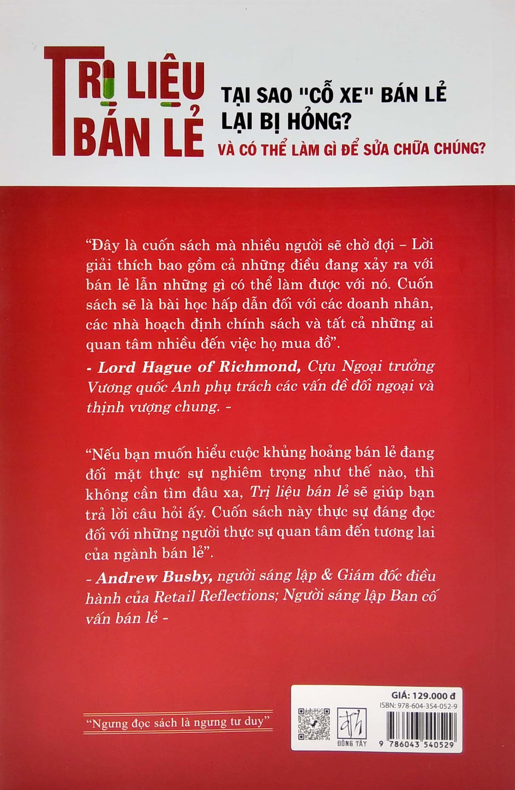 Trị Liệu Bán Lẻ - Tại Sao &quot;Cỗ Xe&quot; Bán Lẻ Lại Bị Hỏng Và Có Thể Làm Gì Để Sửa Chữa Chúng