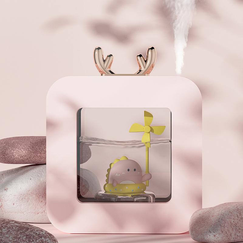 Máy Phun Sương Tạo Ẩm Không Khí 450Ml Dễ Thương Không Dây Sạc USB Tinh Dầu Hương Thơm Khuếch Tán Với Màu Sắc Ánh Sáng Cho Văn Phòng Nhà Xe Ô Tô