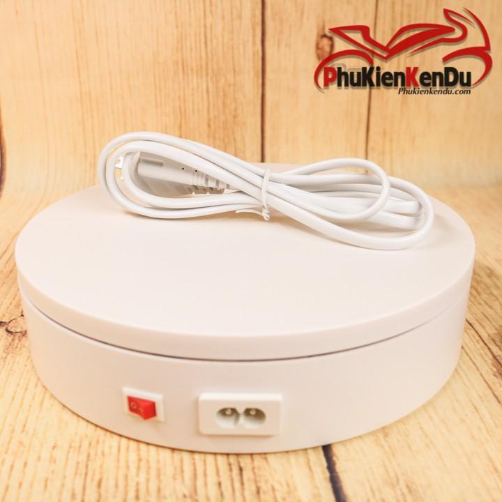 ĐẾ XOAY, BÀN XOAY TRƯNG BÀY SẢN PHẨM 20CM TẢI 15KG, DÙNG ĐIỆN 220V