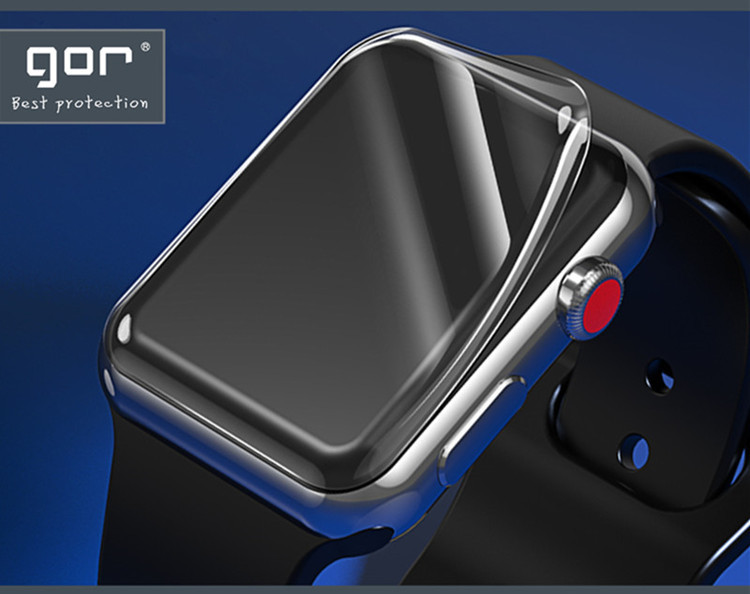 Miếng dán TPU bảo vệ màn hình GOR cho Apple Watch Series 10 Size 42mm / 46mm (Hộp 5 Miếng) - Hàng Chính Hãng
