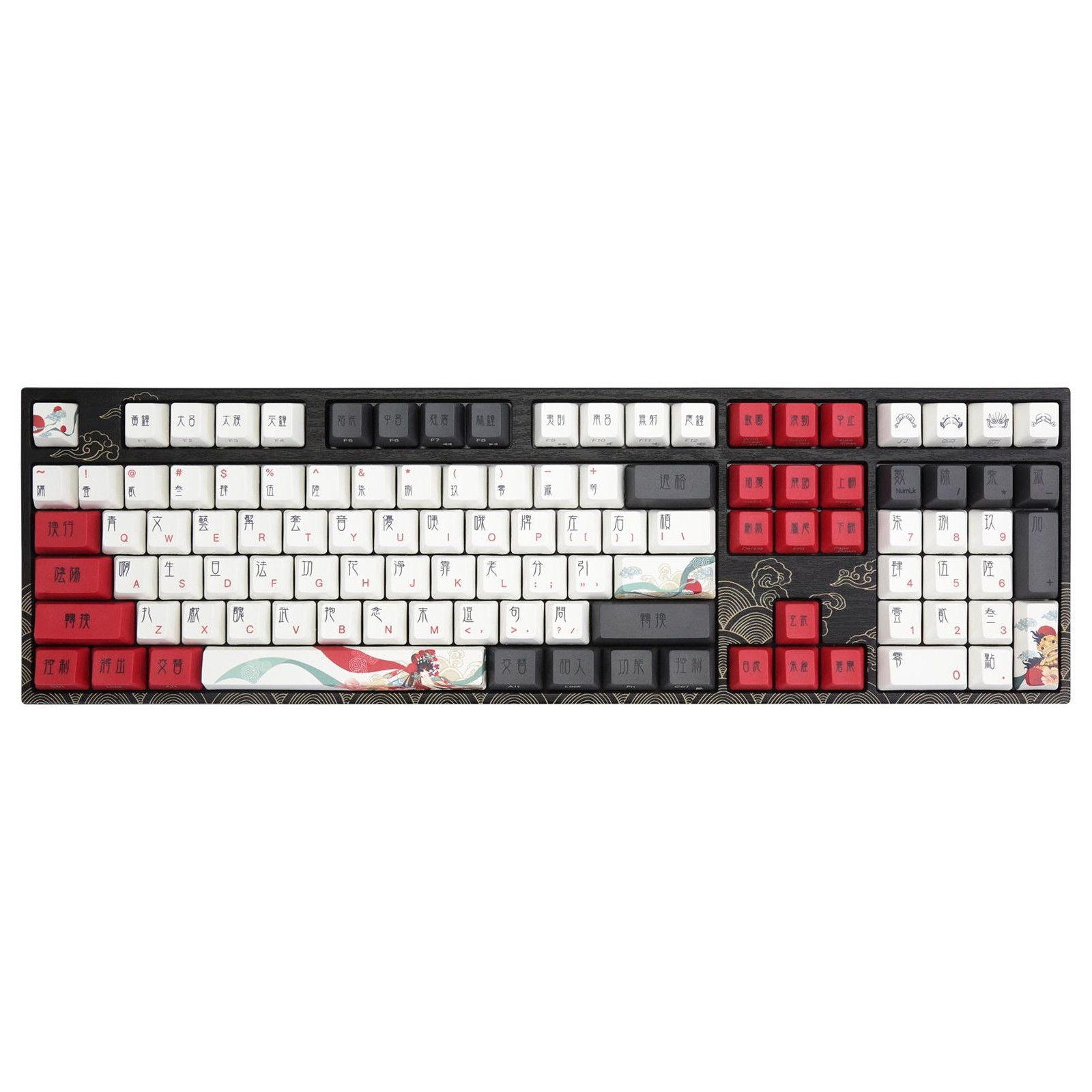 Bàn phím cơ Varmilo VA108M Beijing Opera Cherry Switch - Hàng Chính Hãng