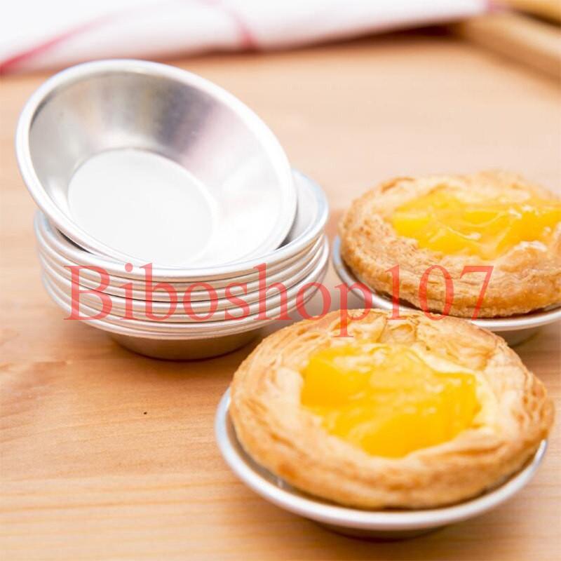 Bộ 10 khuôn tart tròn miệng 7cm
