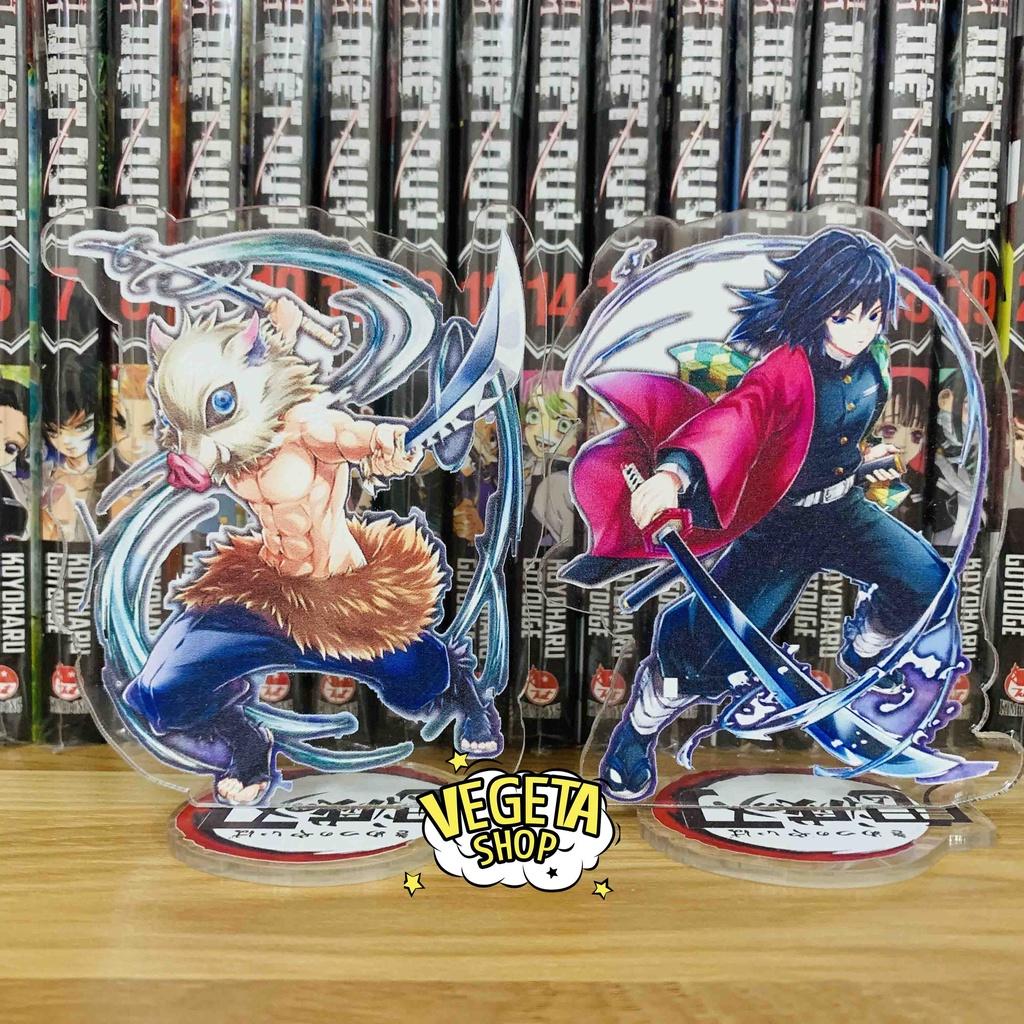 Mô Hình Tượng Standee Acrylic Mica 1 mặt - Thanh Gươm Diệt Quỷ Kimetsu No Yaiba - Tanjiro Nezuko Giyu Rengoku