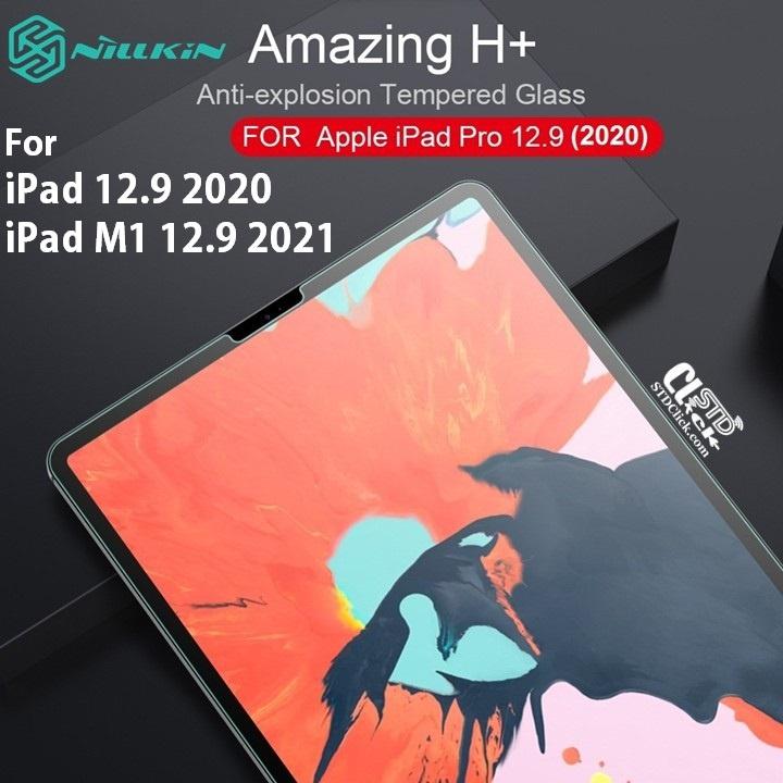 KÍNH CƯỜNG LỰC DÀNH CHO IPAD PRO M2 12.9 2022 - M1 12.9 2021 - 12.9 2020 NILLKIN H+