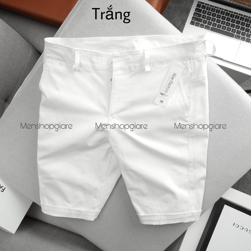 SHORT KAKI COTTON CO GIÃN- hình thật