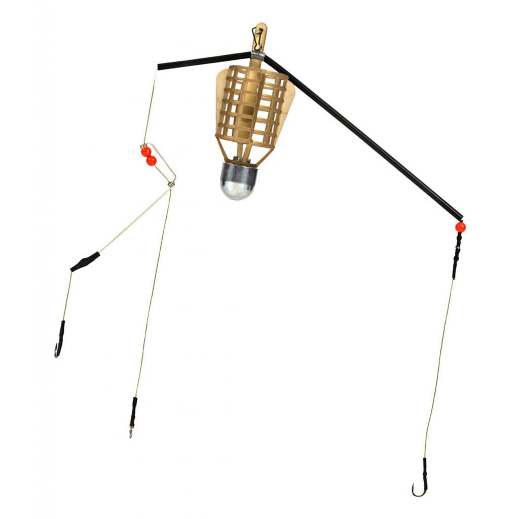Fishing Lure Cage With Line Hooks Carp Method Baits Thrower Terminal Tackle