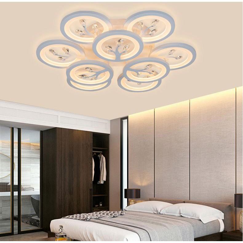Đèn trần COPAN hiện đại với 3 chế độ ánh sáng trang trí nội thất sang trọng - kèm điều khiển từ xa - .