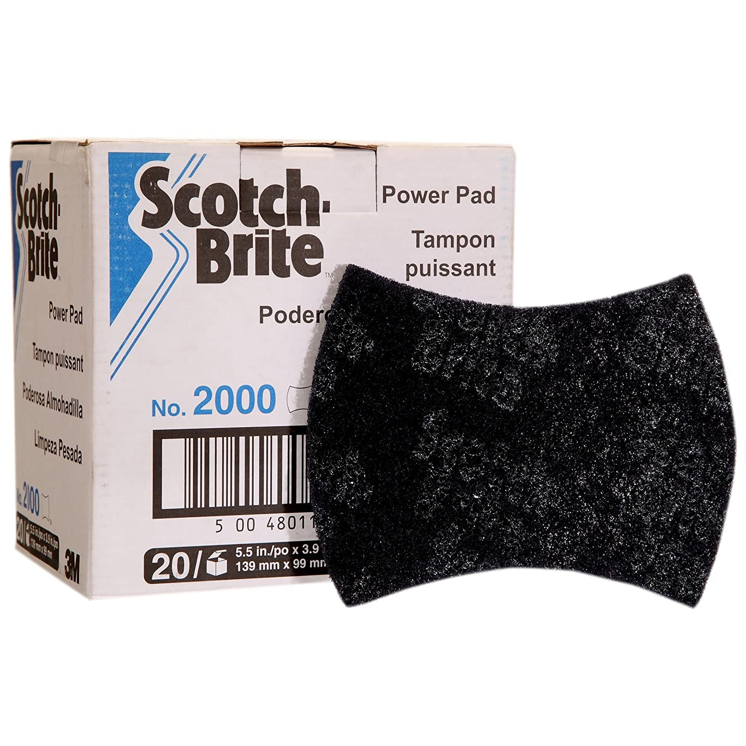 Miếng cọ rửa đa năng 3M Scotch Brite 2000 dùng cọ rửa vết cháy ở đáy xoong nồi chính hãng 3M Mỹ