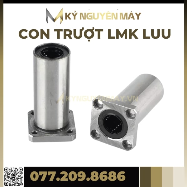 Con Trượt Tròn LMK16LUU, LMK20LUU, LMK25LUU, LMK30LUU, Con Trượt LMK LUU, Bạc Trượt LMKLUU