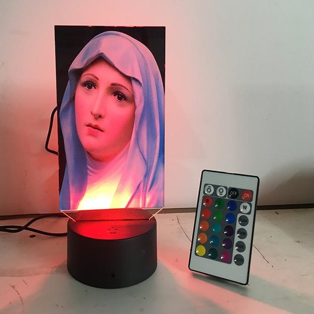 Tranh đức mẹ maria, hình chúa giêsu, led 3d, hình led thờ, đồ thờ, tranh công giáo mica nhiều mẫu