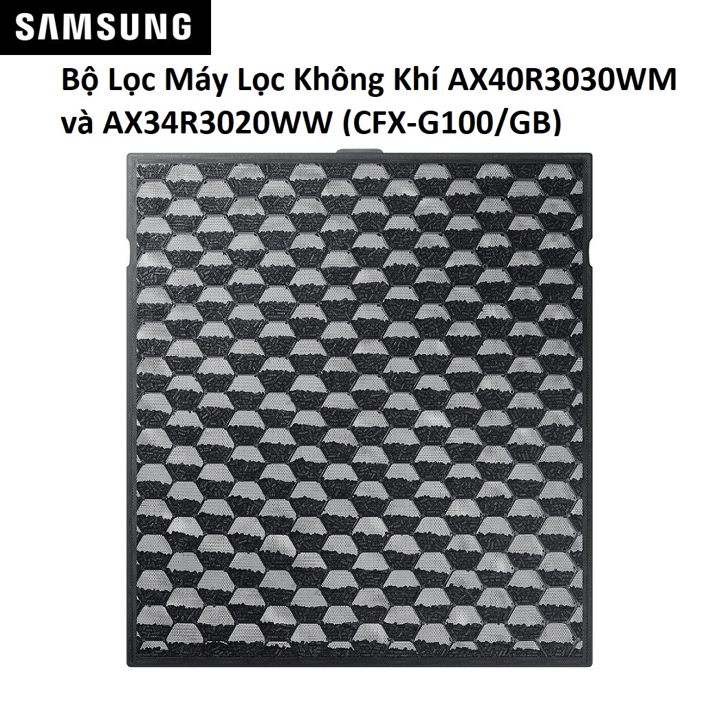 Bộ Lọc không khí samsung CFX-G100/GB sử dụng cho máy AX40R3030WM/SV và AX34R3020WW/SV - Hàng Chính Hãng